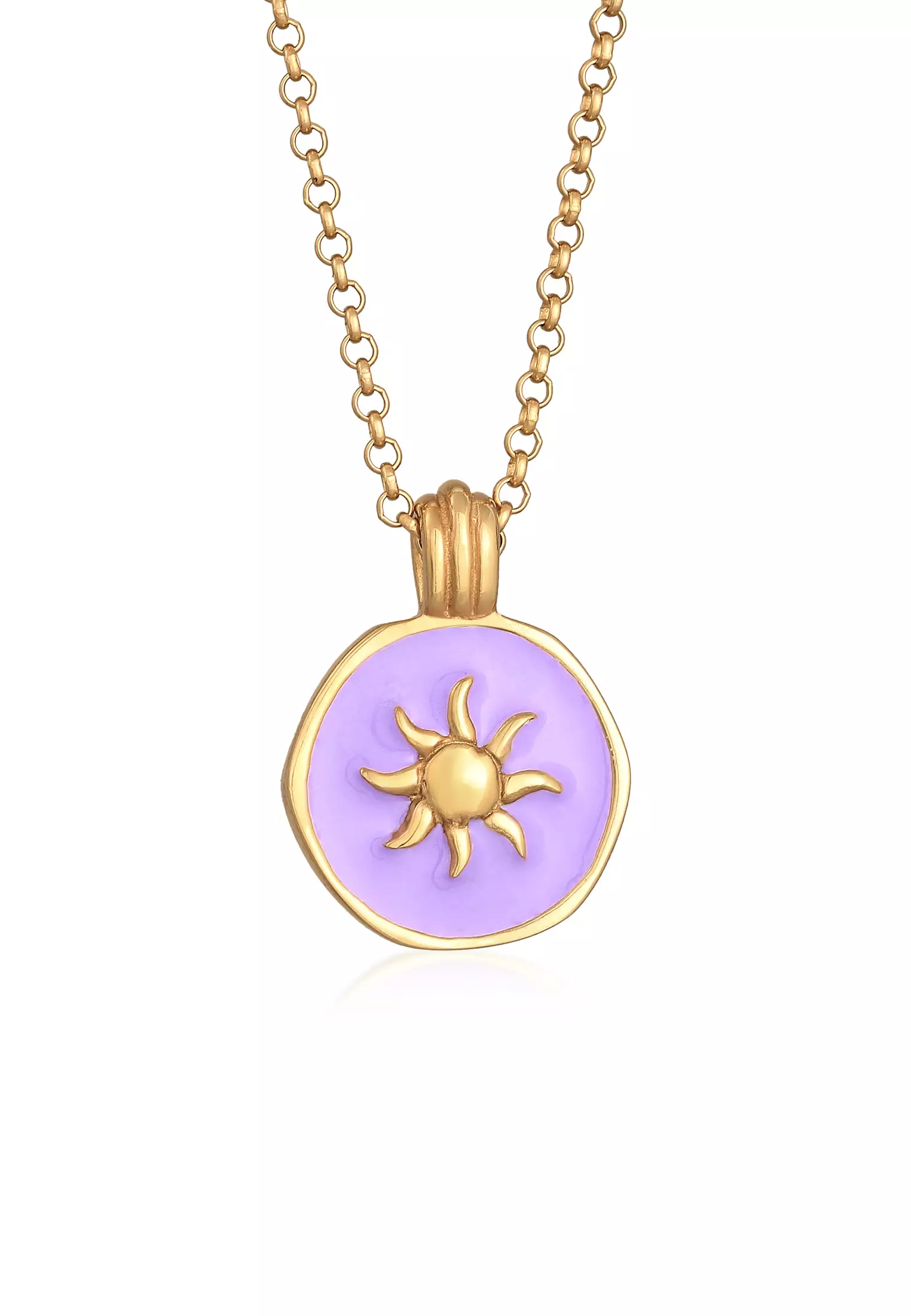 Gold plated coin pendant clearance