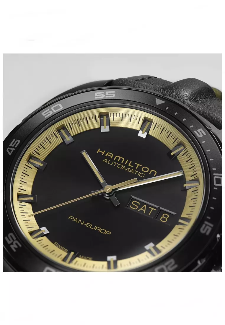 AMERICAN CLASSIC PAN EUROP DAY DATE AUTOMATIC MEN WATCH (HMT-H35425730)