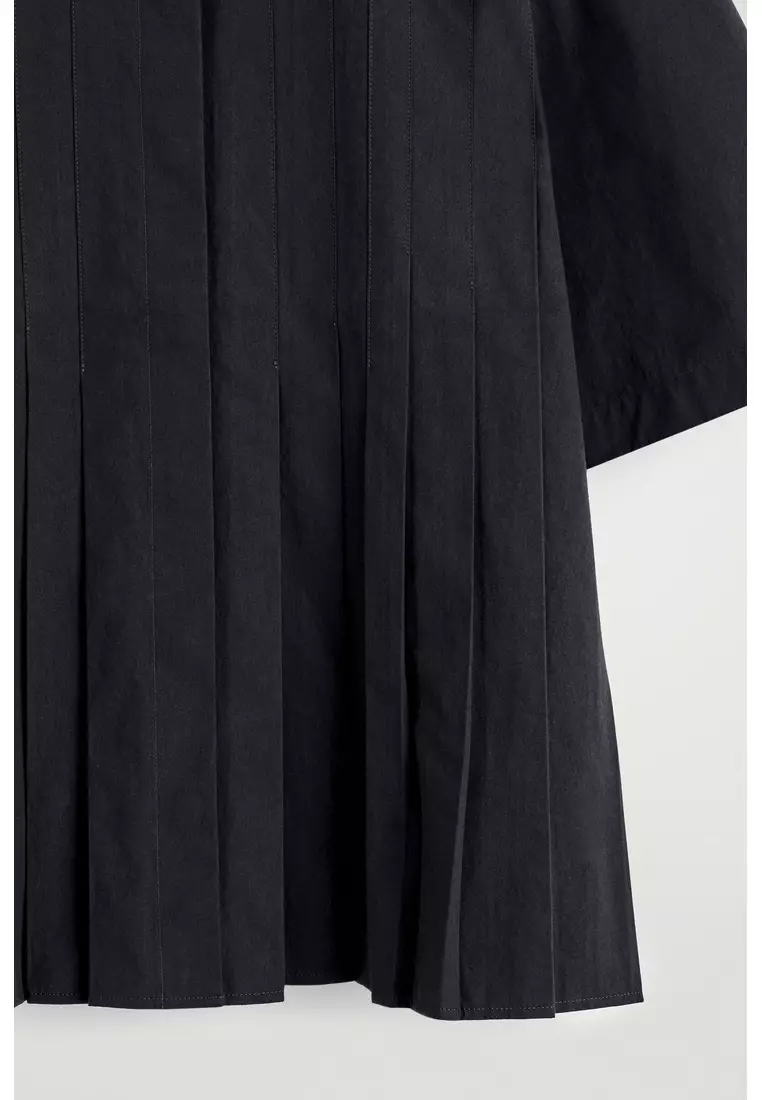 PLEATED COTTON SHIRT