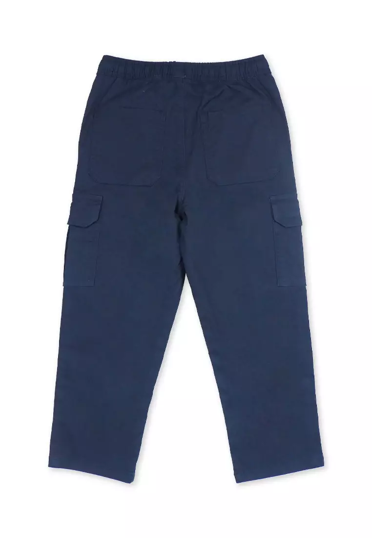 Boys Twill Cargo Jogger Pants