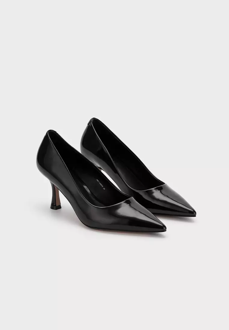 CLASSIC POINTED TOE MID HEEL PUMP