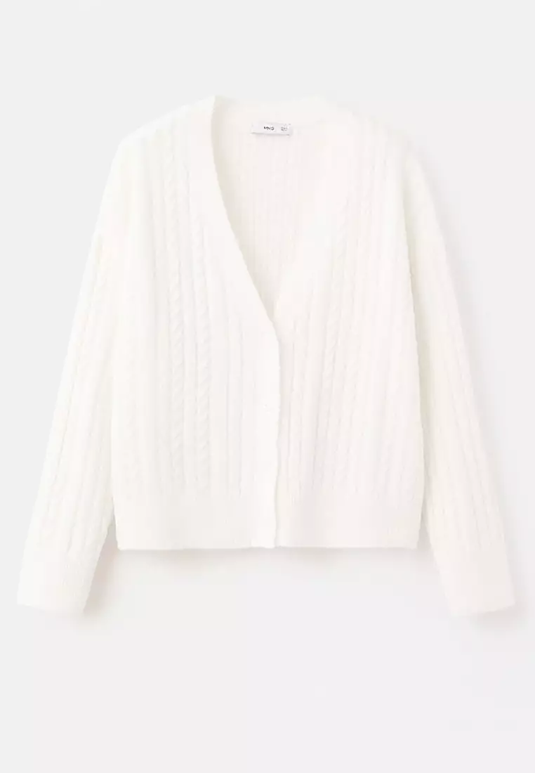 Knitted Braided Cardigan