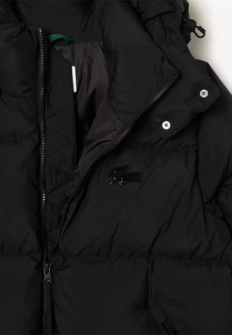Padded Down Logo Jacket with Hood