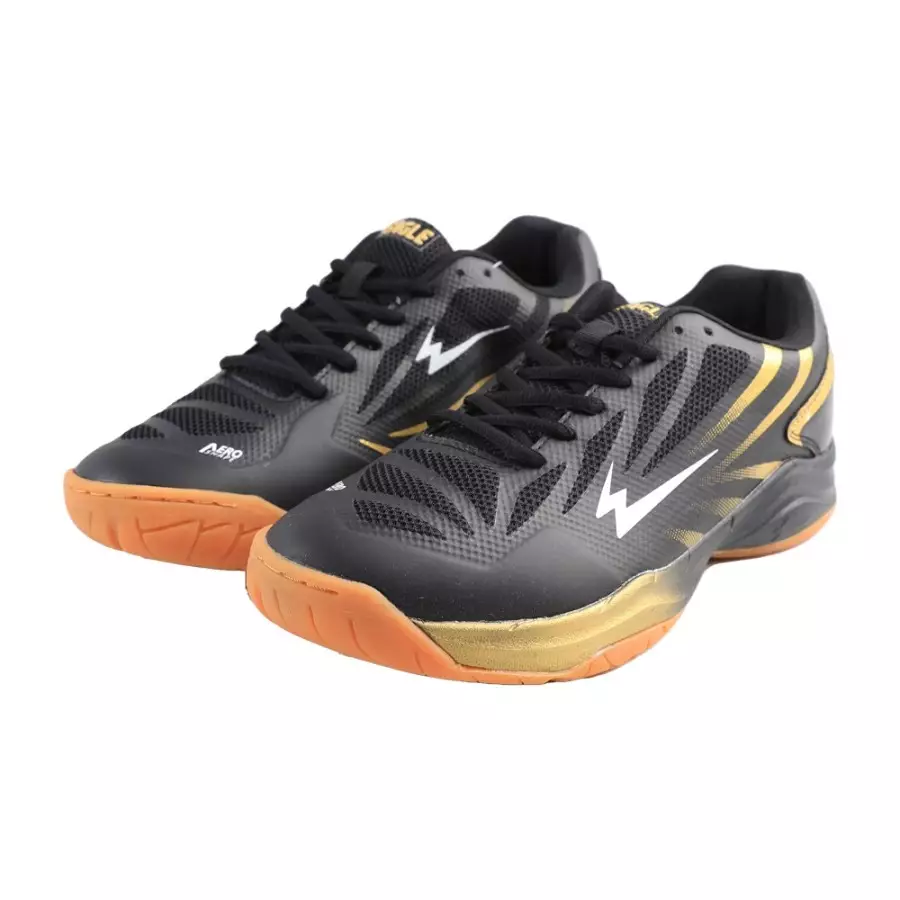 SEPATU BADMINTON EAGLE CLYDE BADMINTON SHOES - HITAM EMAS