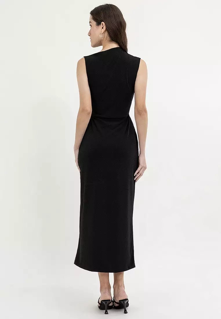 Thalassa Draped Midi Dress