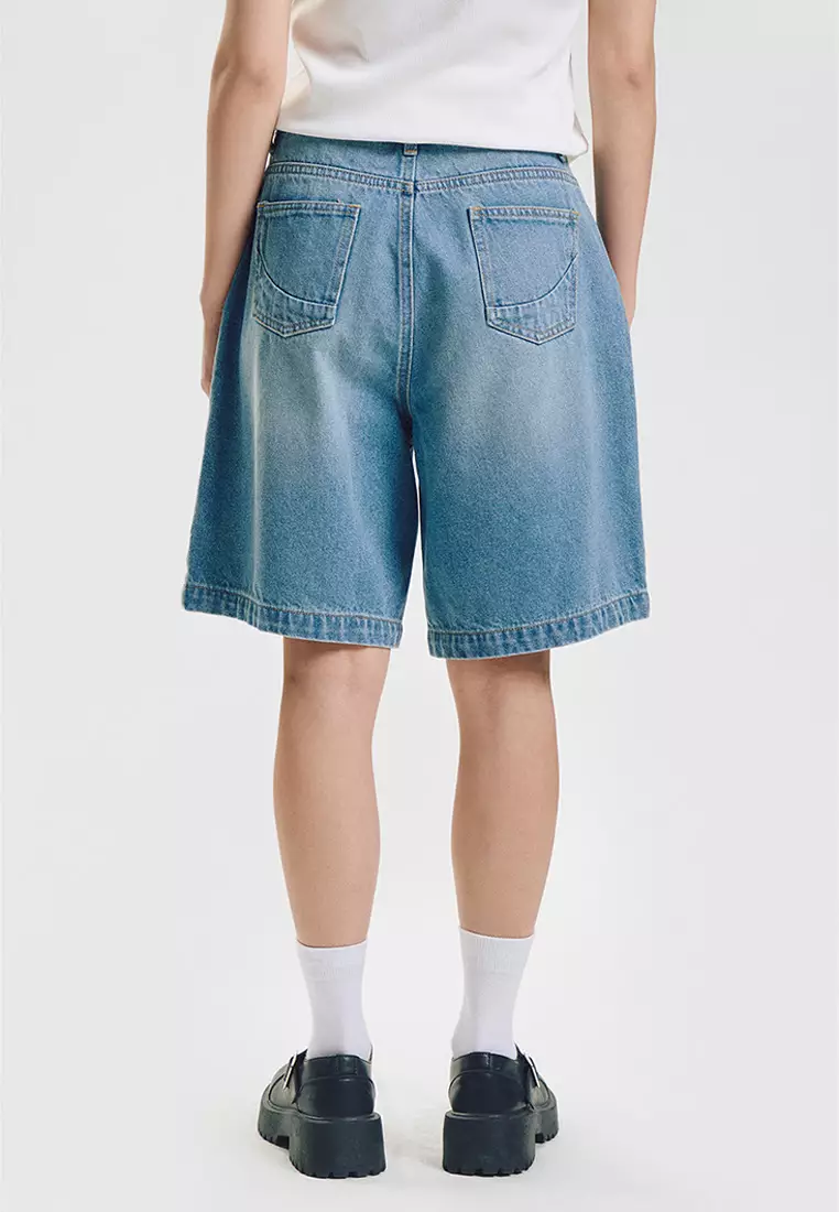 Bermuda Tinted Denim Shorts