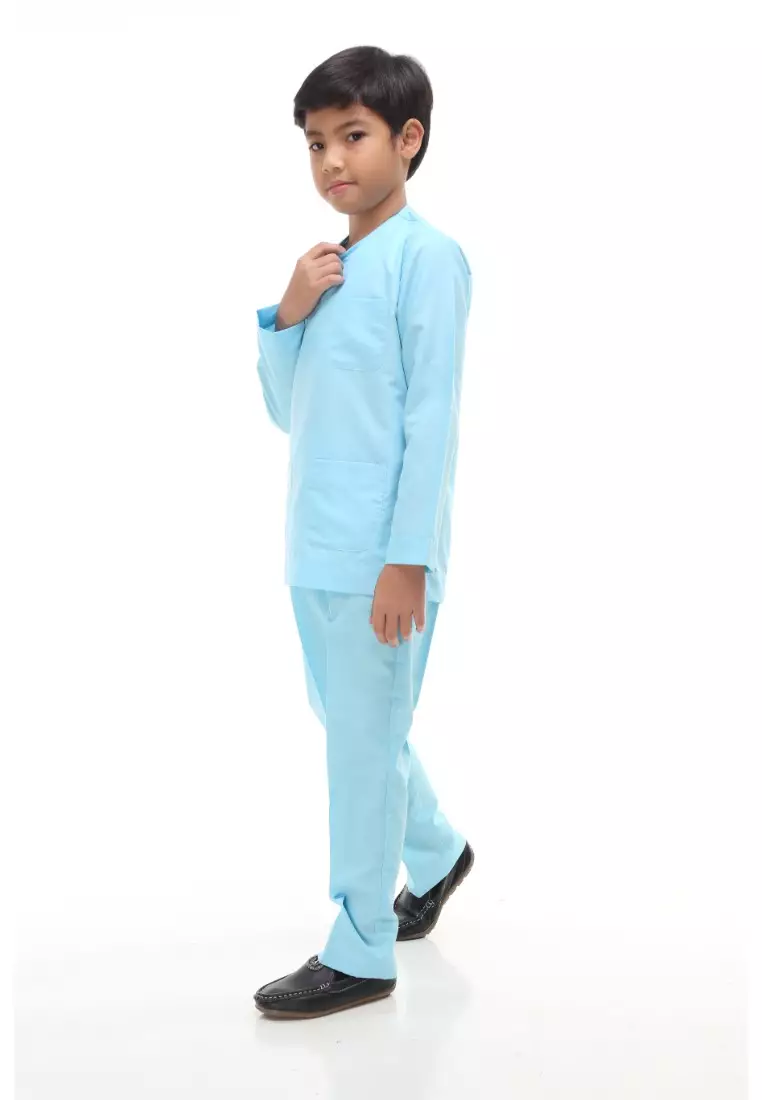 Baju Melayu Moden Teluk Belanga For Kids