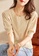 HAPPY FRIDAYS Puff Mid Sleeve Knit Top JW ZX-60218 6613DAA02D7074GS_2