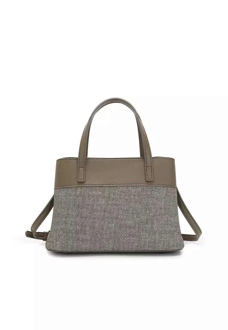 Women's Top Handle Bag / Sling Bag / Crossbody Bag / Shoulder Bag (Tas Tangan Wanita / Tas Selempang Wanita / Tas Bahu Wanita) - Hijau