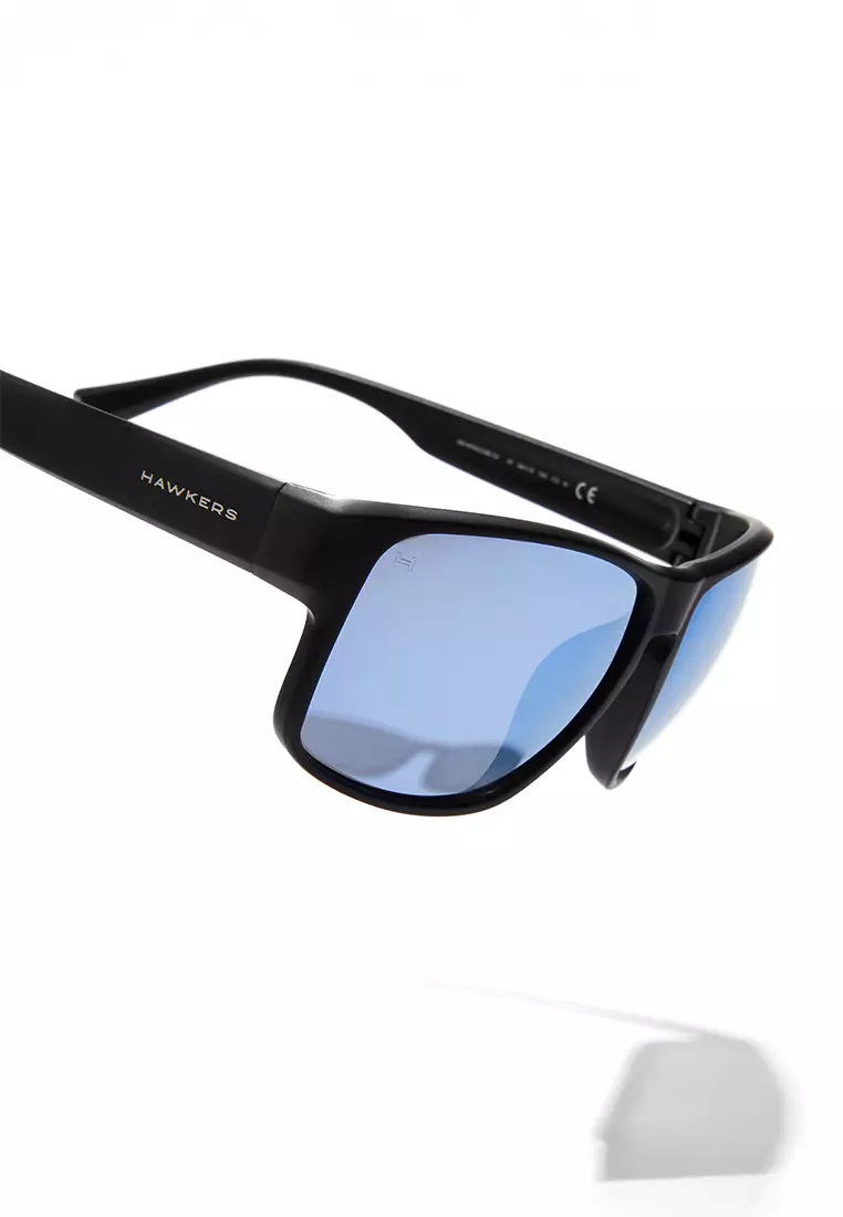 Faster Raw - Black Blue Chrome Sunglasses for Men and Women, Unisex. Official Product designed and Made in Spain