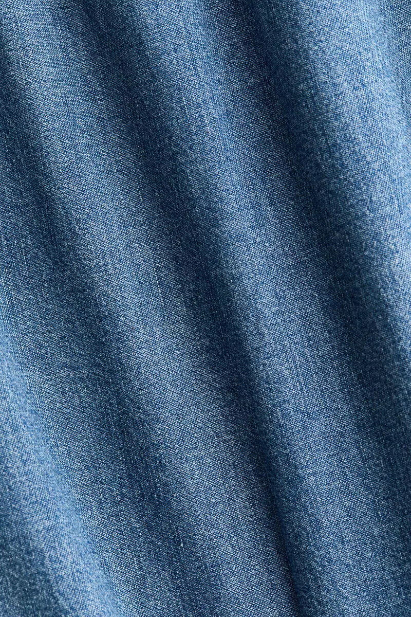 A-line denim dress