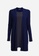 ROSARINI blue and navy Mid Length Cardigan 0C0F7AA350A736GS_4