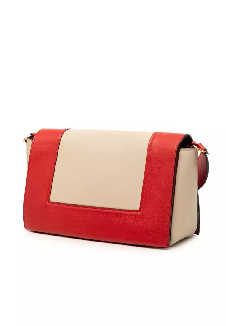 Pre-Loved Celine Medium Shiny Smooth Calfskin Frame Shoulder Bag