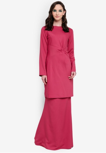 Heidi Drape Kurung from Syaiful Baharim in Pink