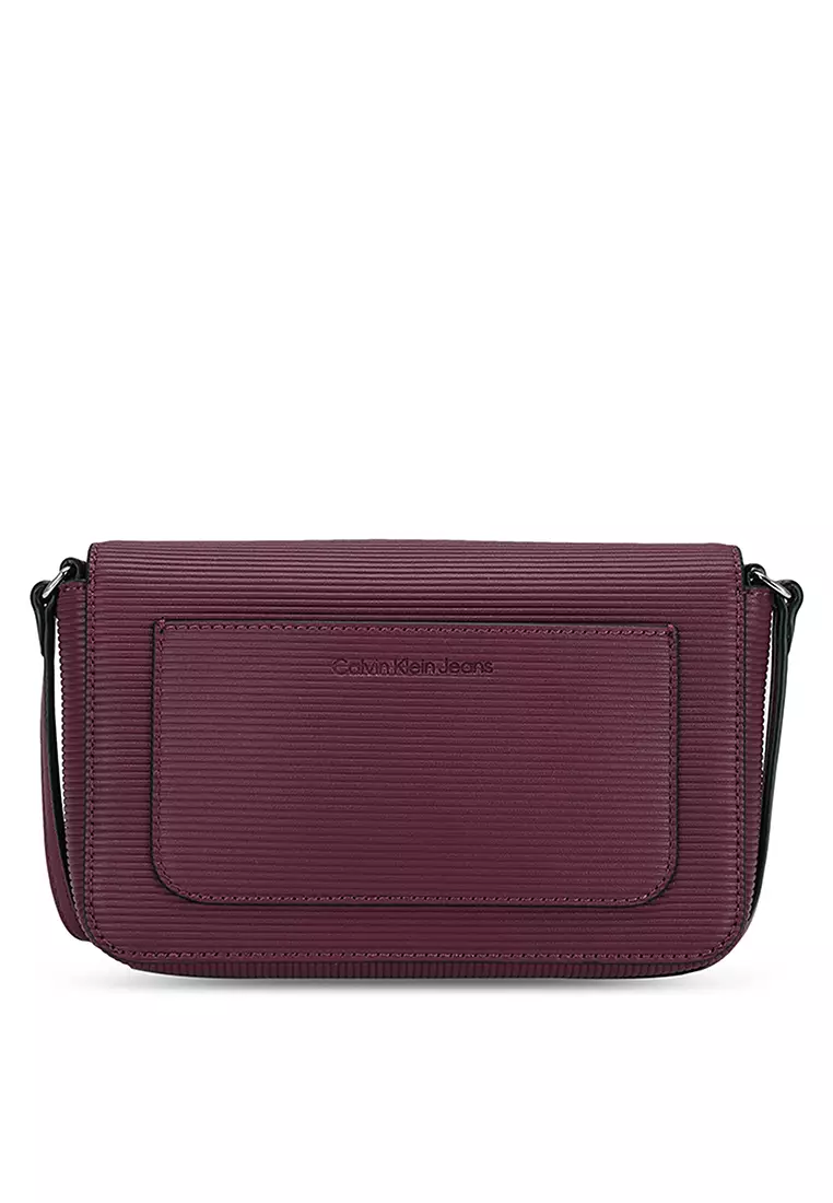 Calvin klein burgundy discount purse