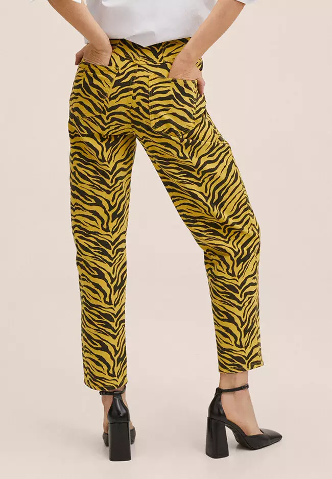 Mom Jeans Animal Print