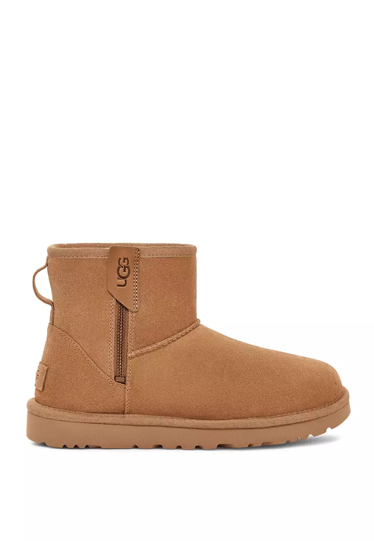 Discount on UGG  shoes - SKU: UGG Women's Classic Mini Bailey Zip - Chestnut (1151230-CHE)
