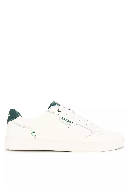 Men's Crew 90 Leather Sneakers Off White Green