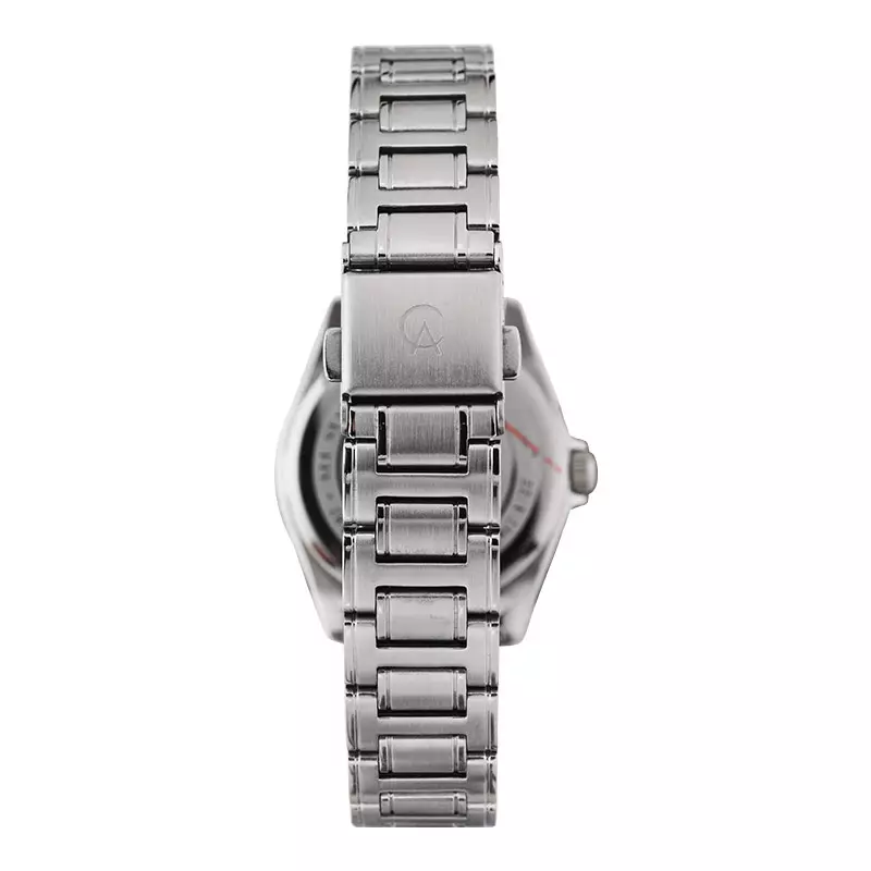 Jam Tangan Wanita Alexandre Christie Classic Steel AC 8684 LD BSSSL Silver Dial Stainless Steel Strap