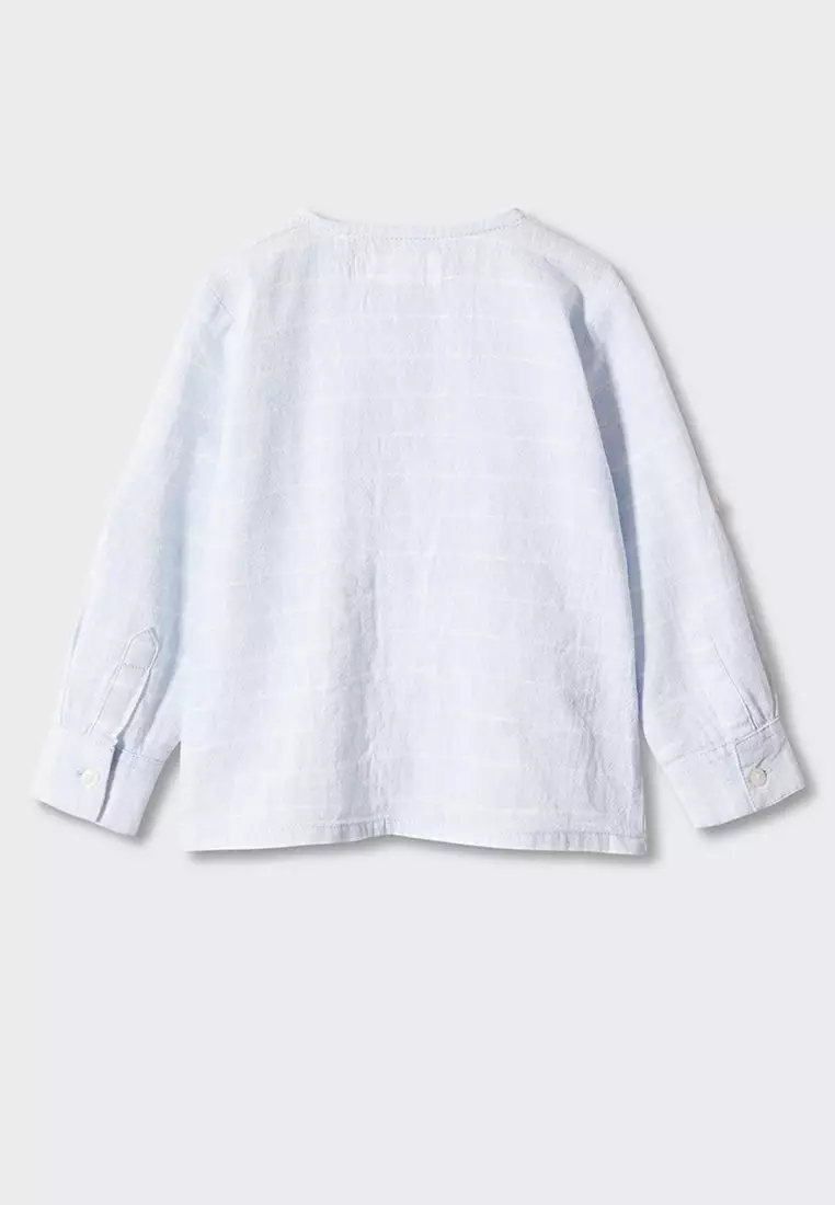 Striped Cotton Linen Shirt