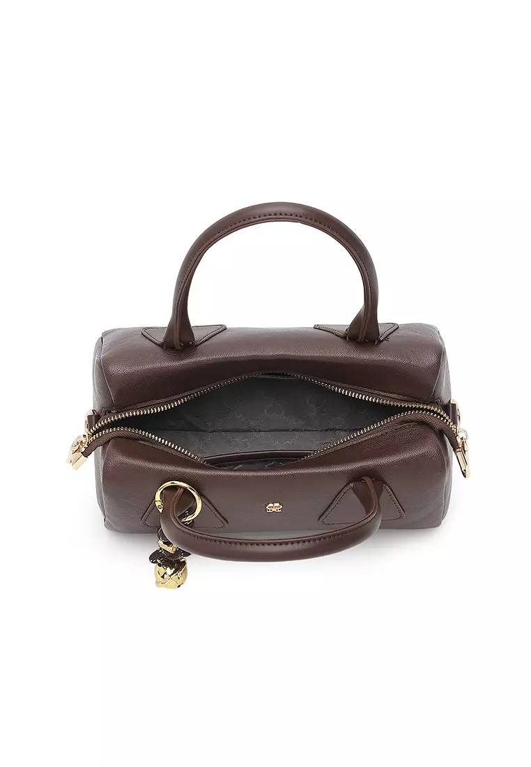 Women's Top Handle Bag / Sling Bag / Crossbody Bag (Tas Selempang / Tas Tangan) - Cokelat