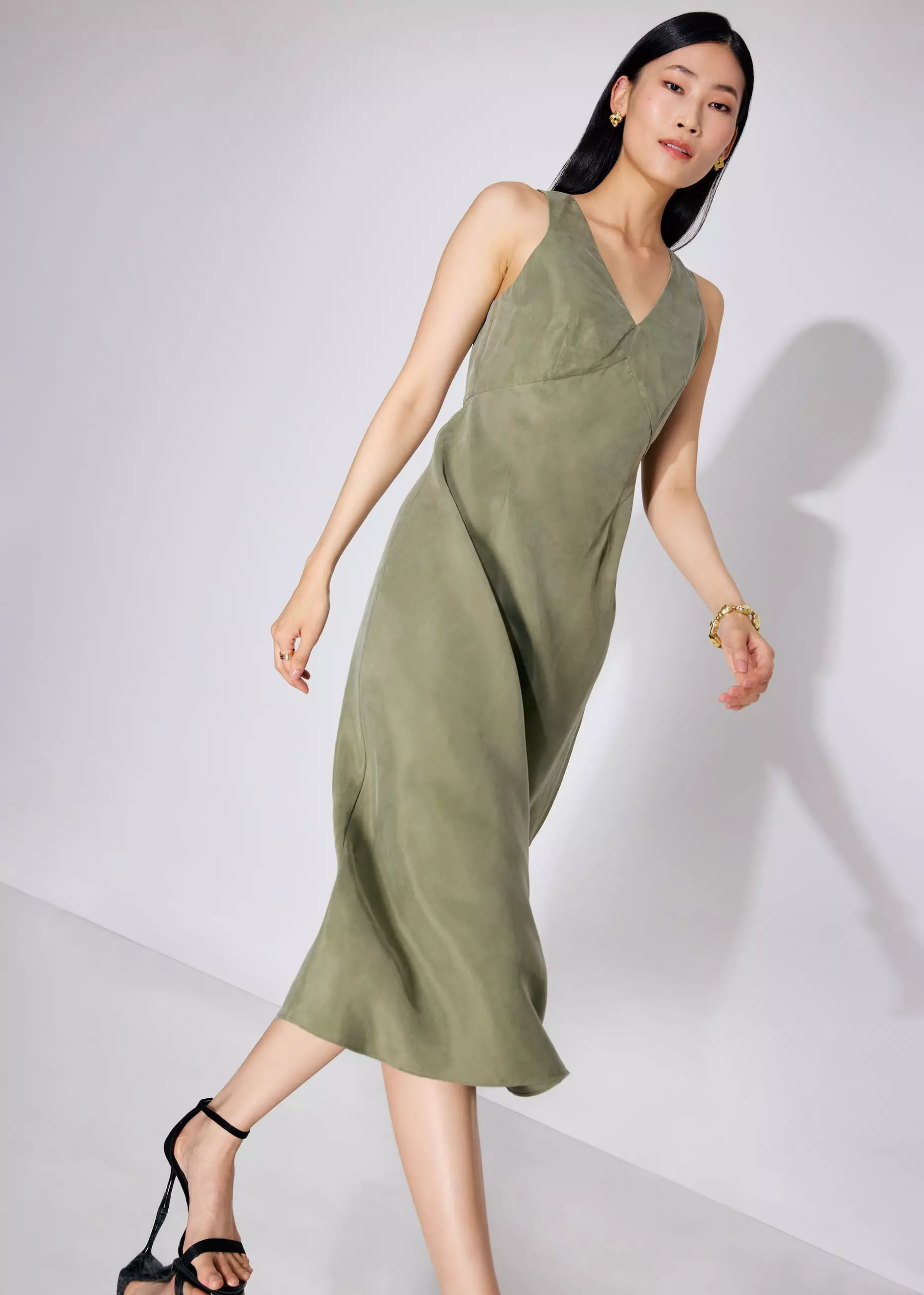 love bonito green dress Love Bonito Lime Green Plain Dress main image 0