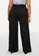 Trendyol black Plus Size Belt Detailed Pleated Knitted Trousers 6C2F9AA463A670GS_2