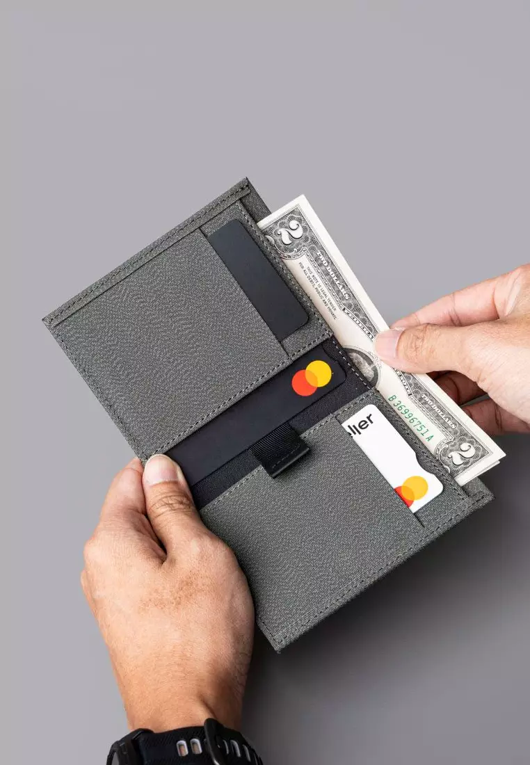 Alpaka ARK Bofold Cash Wallet - Axoflux Grey