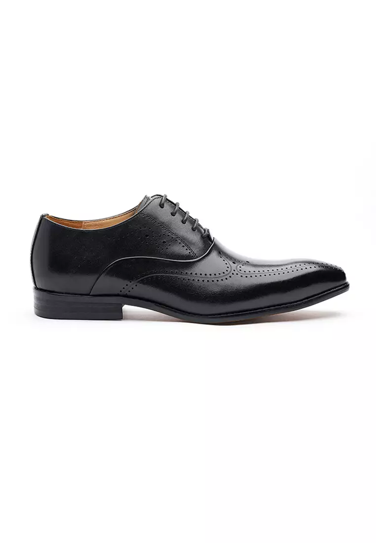 Mens leather deals brogue shoes