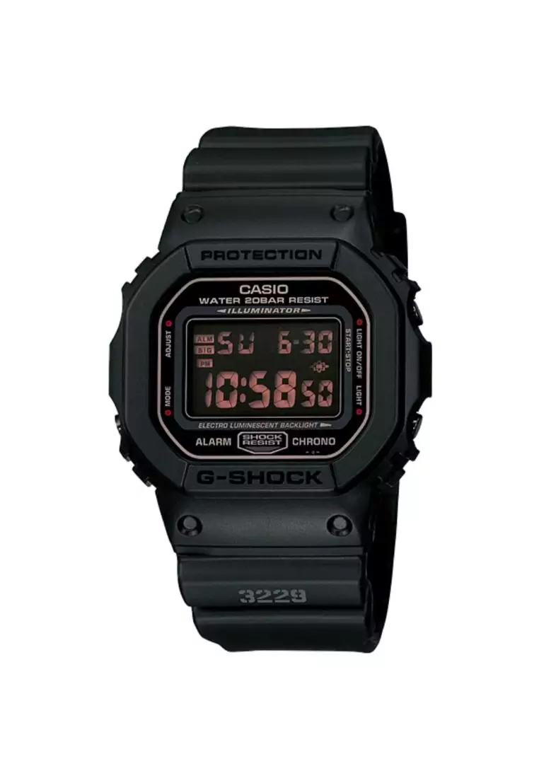 Casio men's black resin strap digital hotsell lcd watch