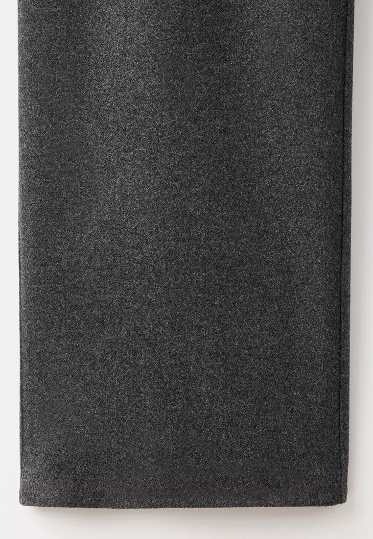 Straight-Fit Trousers With Elastic Waist