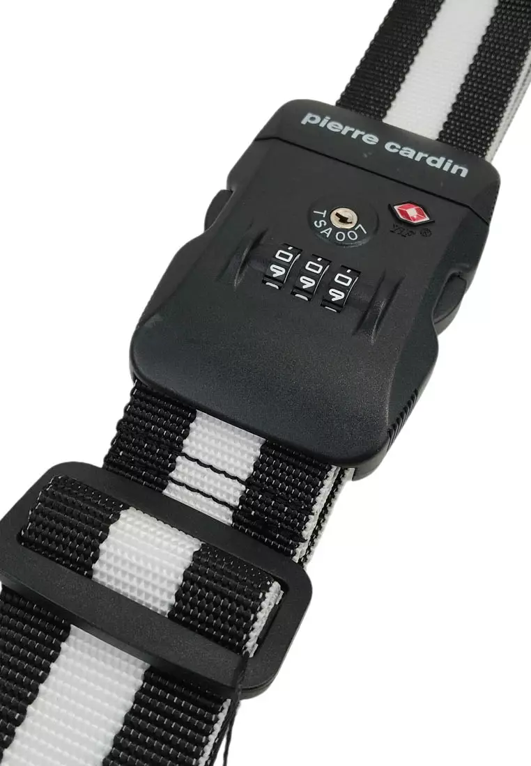 Pierre Cardin Strap Koper Travel Strap to Secure Luggage Tali Pengaman Sabuk Koper TSA 0102900235MIX