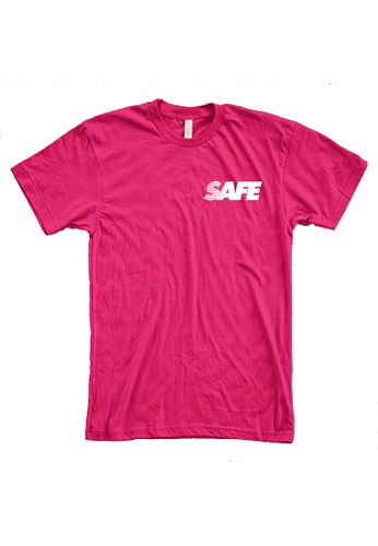 MRL Prints pink Pocket Safe T-Shirt 50759AA2706522GS_1