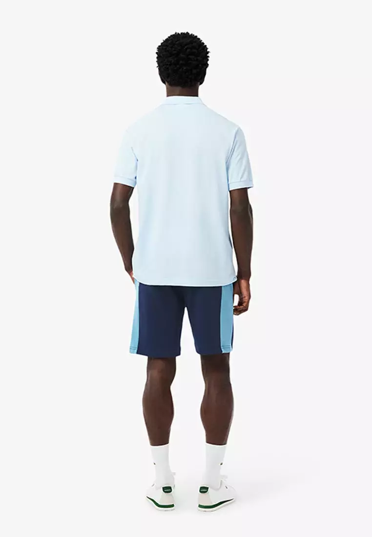 Cotton Fleece Colour-Block Shorts
