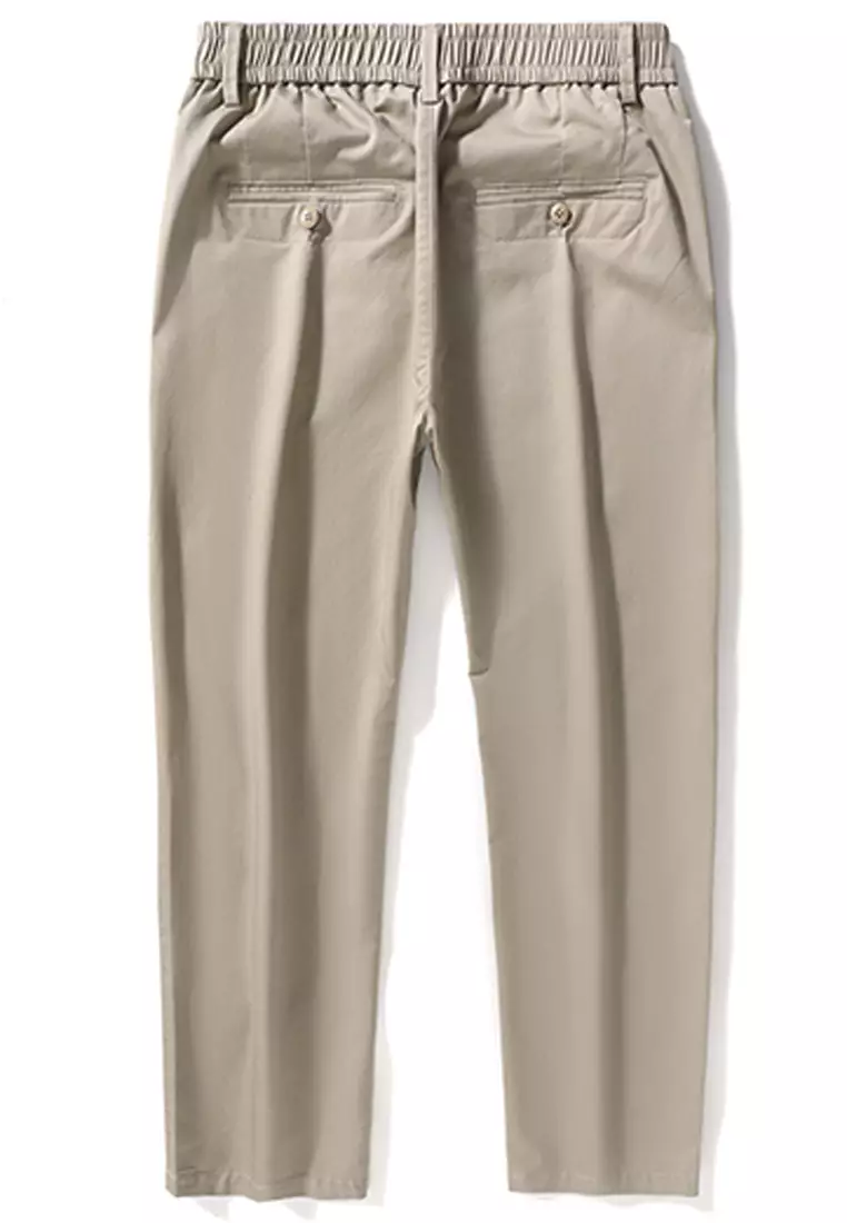 Casual Straight Leg Chino Pants