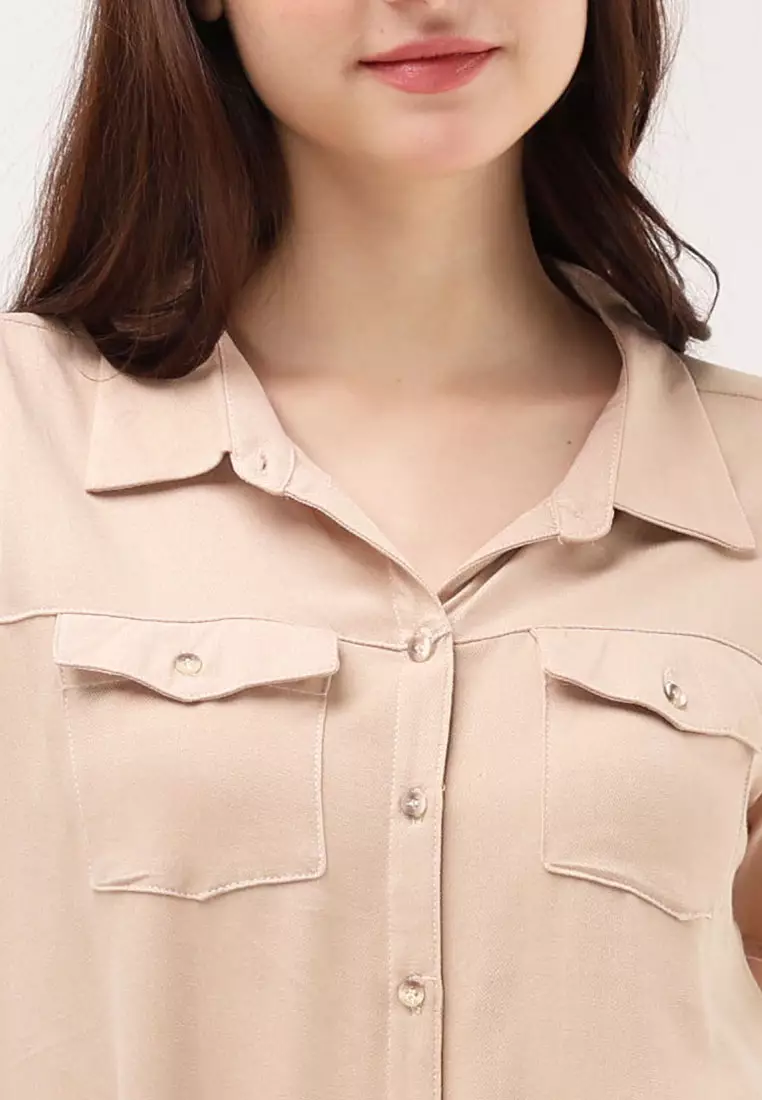 Short Slvs. W/ Collar Dress