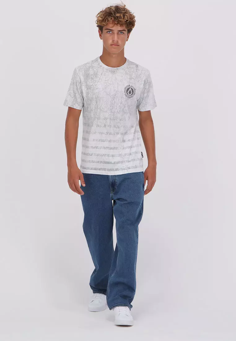 MCT FADE TO VAST SHORT SLEEVE TEE WHITE