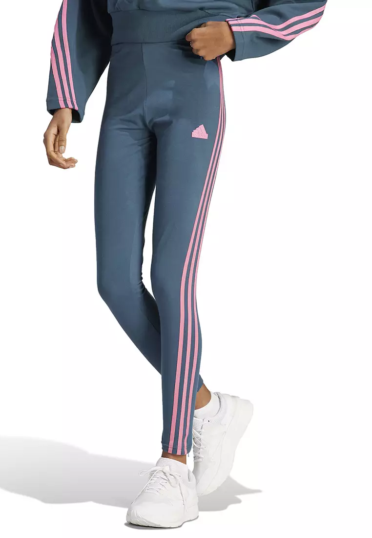 Adidas originals 3 shop stripe leggings grey