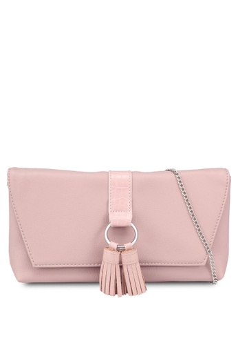 Buy Dorothy Perkins Blush Tassel Ring Clutch Bag 2020 Online Zalora Singapore