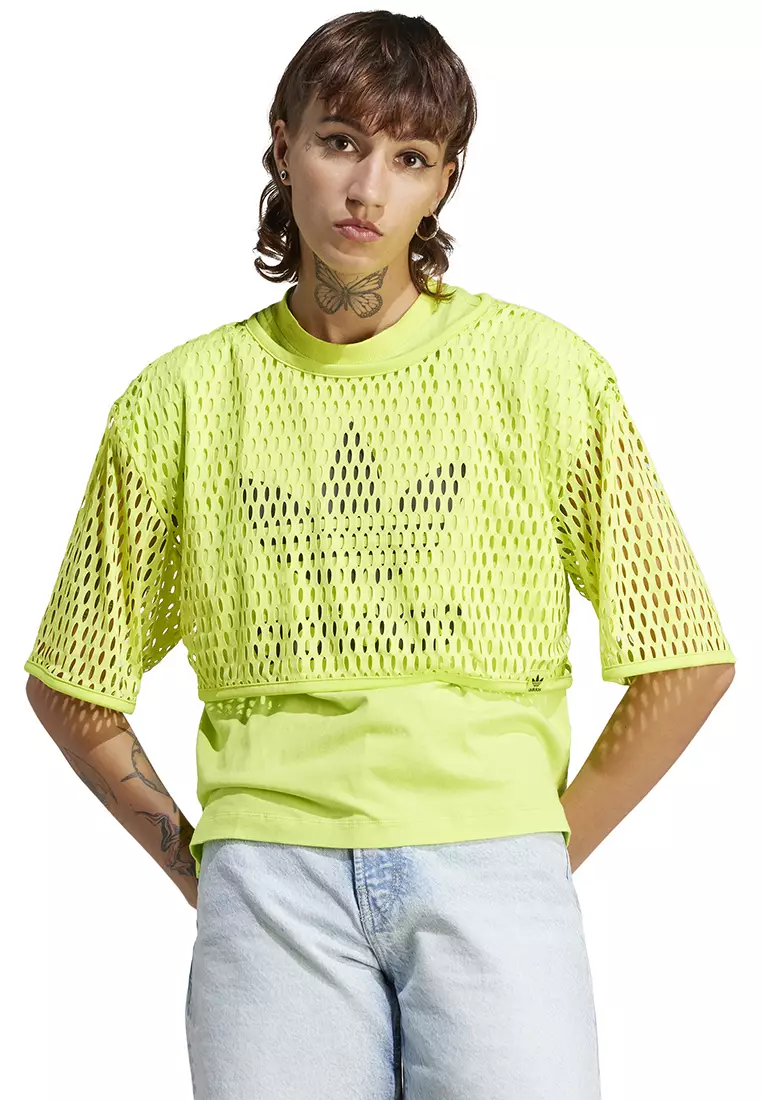 Adidas originals 90's 2024 colour block boyfriend t-shirt