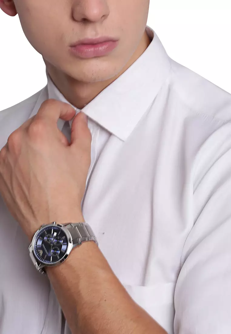 Mens emporio armani best sale chronograph watch ar2448
