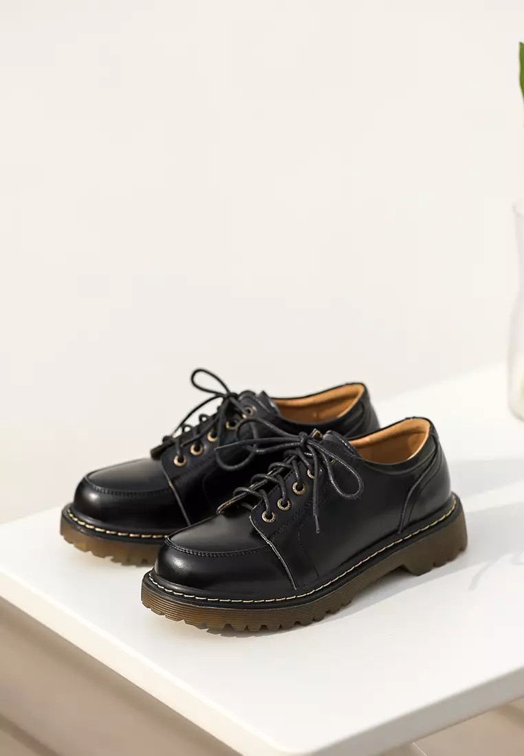 3.5CM Leather Derby Shoes MZ2229