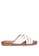 Sofab! white Janna Flat Sandals 1D35ESH5B9F461GS_2