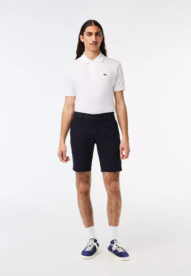 Buy Lacoste Men’s Lacoste Slim Fit Organic Cotton Bermuda Shorts 2024 ...