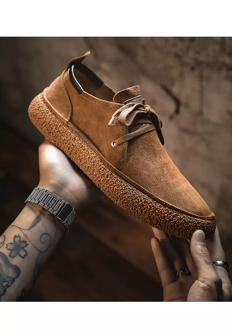 Grind Arenaceous Cowhide Lace Up Shoes YY-FDL8111
