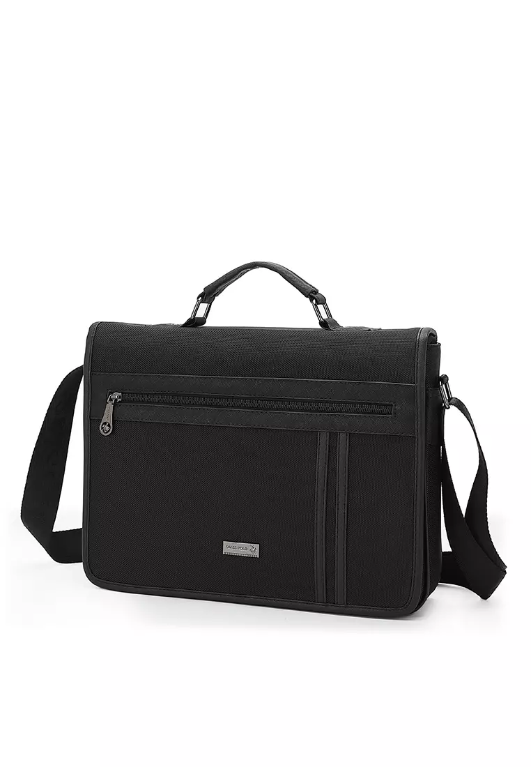 Men's Messenger Bag / Sling Bag / Crossbody Bag (Tas Selempang Pria) - Hitam