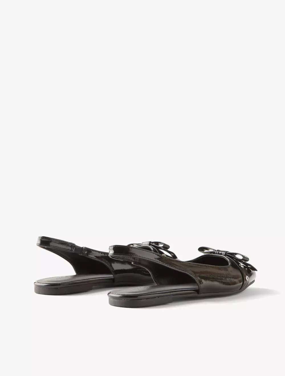 RUBI - BALLERINA - MILEY BOW SLINGBACK BALLET - Black