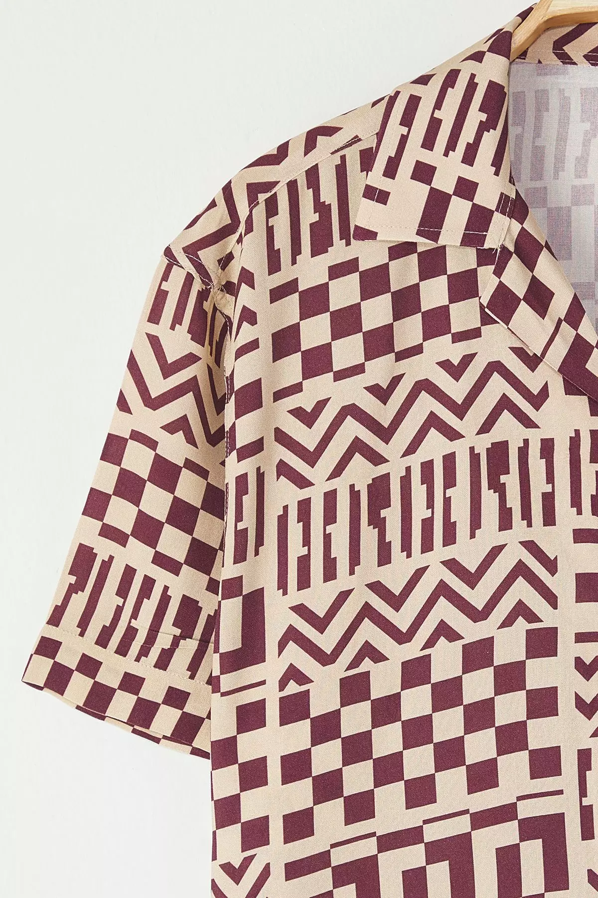 Beige Oversize Fit Loose Fit Shirt TMNSS25GO00066