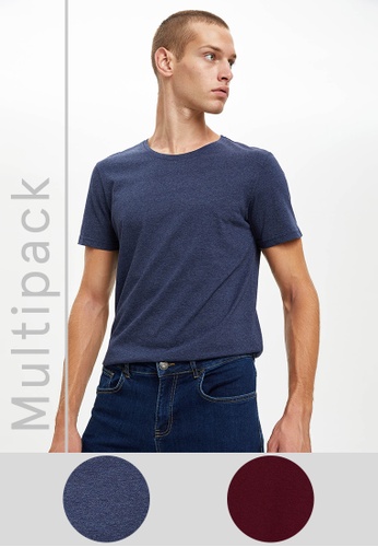 DeFacto multi 2-pack Short Sleeve Round Neck Basic T-shirt 31894AA54286BFGS_1