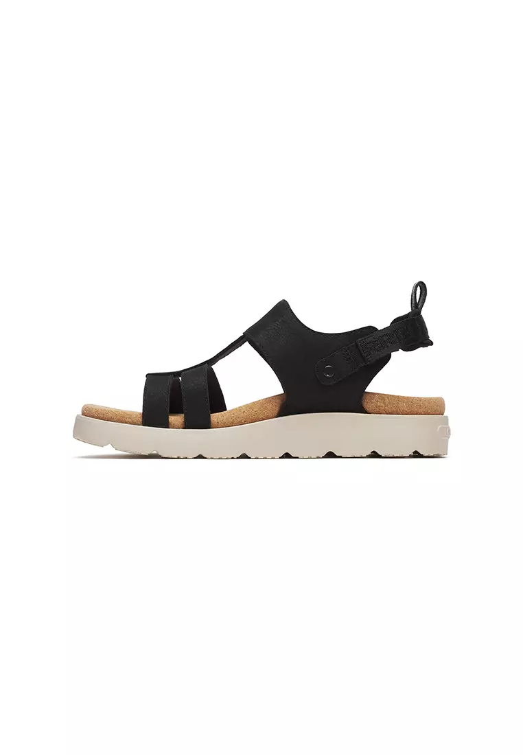 Fleur Backstrap - Black Women's Sandals Land